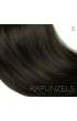 1 Gram 20" Pre Bonded Nail Tip Colour #3 Dark Brown (25 Strands)